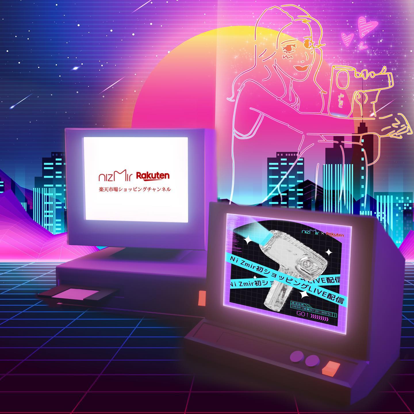 楽天市場ショッピングチャンネルにて、Ni Zmir初ショッピングLIVE配信を開催決定❗🎉🎉🎉