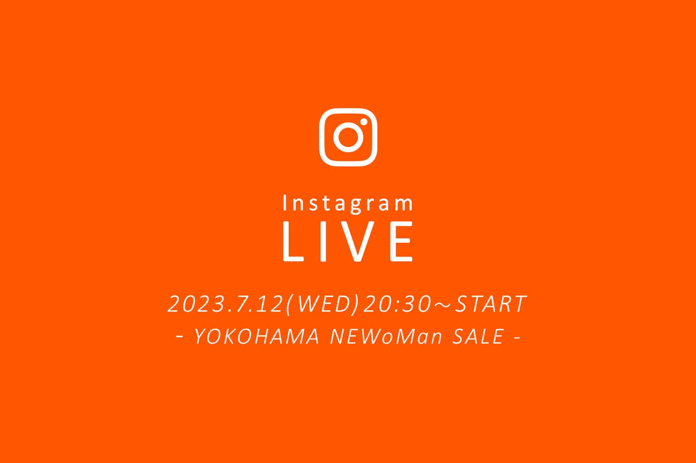 Whim Gazette  ニュウマン横浜店からサマーセール対象アイテムのご紹介！