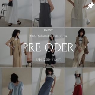 pre order item紹介