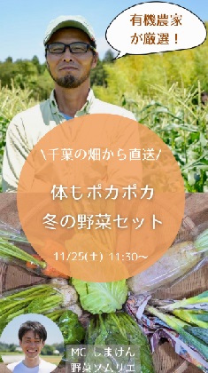 千葉の畑から直送　冬の野菜セット