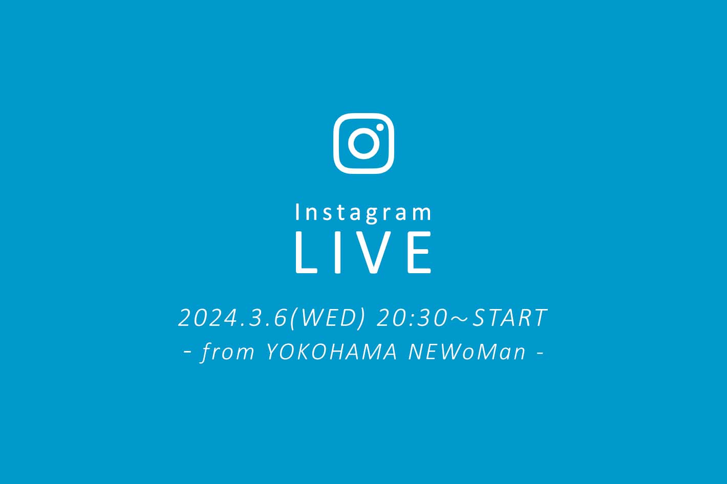 Whim Gazette ニュウマン横浜店からLIVE配信！