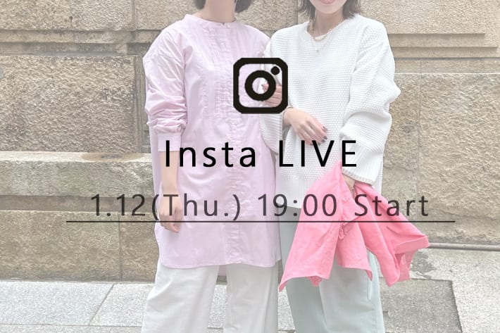 Jena　espace merveilleux(ジェナ　エスパスメルヴェイユ)  春の新作アイテムご紹介のインスタライブを配信