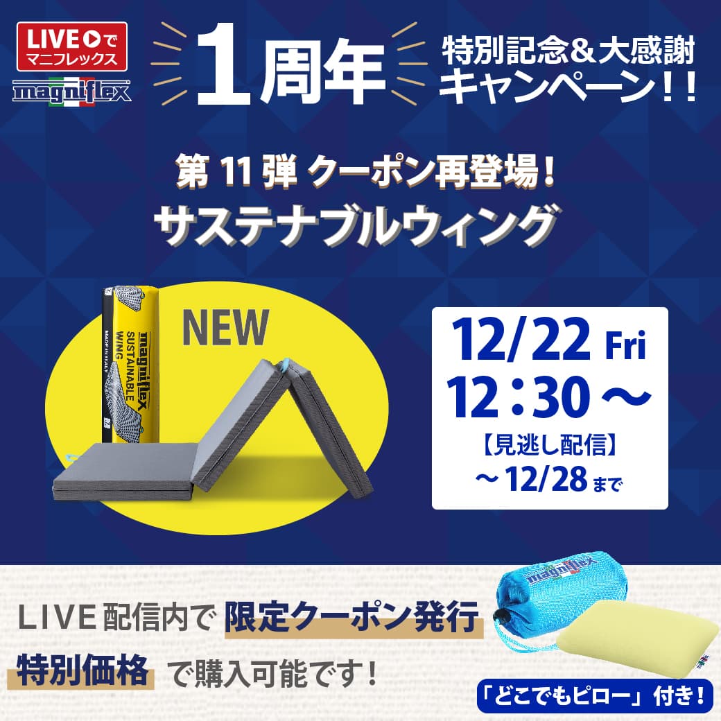 大好評『サステナブルウィング』を再度ご紹介